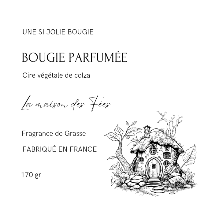 Bougie La maison des Fées