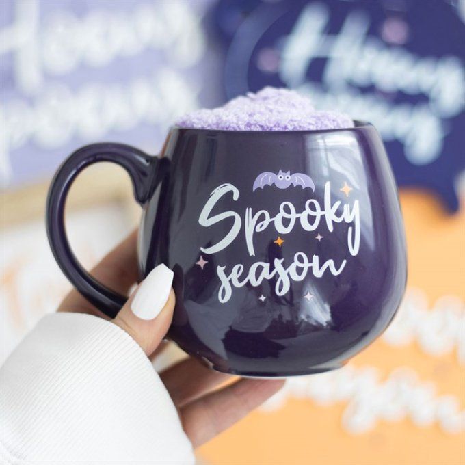 Ensemble tasse et chaussettes Spooky Season